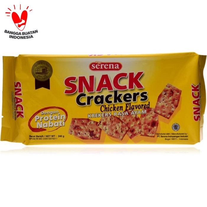 

Wafer-Biskuit- Serena Snack Crackers Rasa Ayam 240Gram -Biskuit-Wafer.