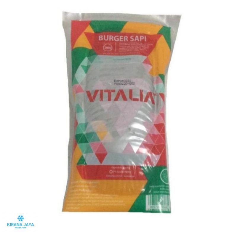 

Vitalia Beef Burger Sapi Isi 20 Pcs