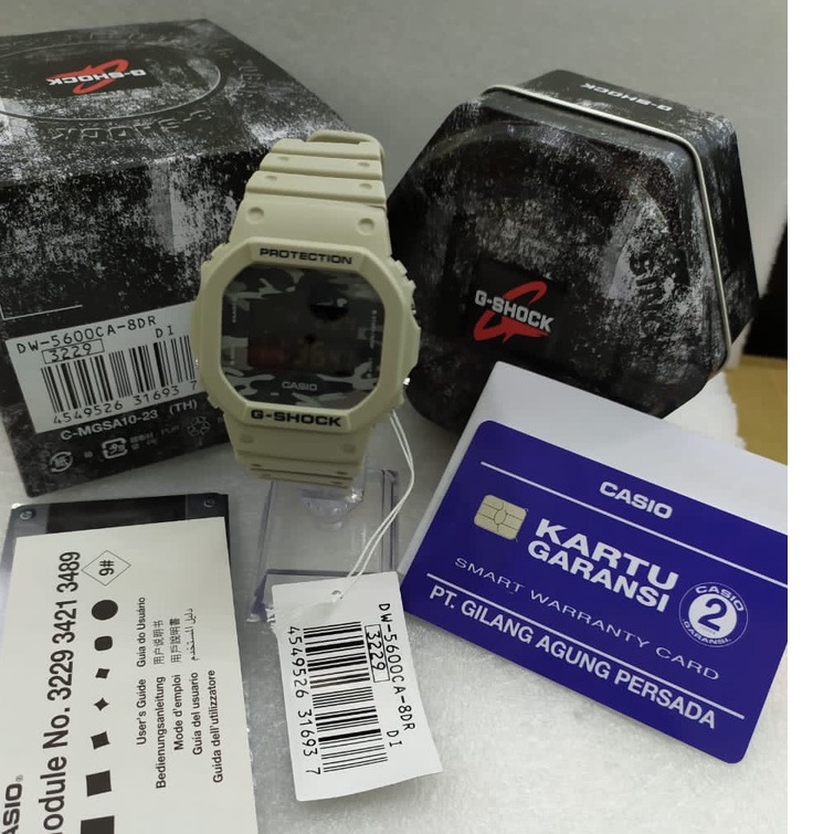 Jam Tangan Pria Casio G-Shock  DW-5600CA-8DR Digital Original