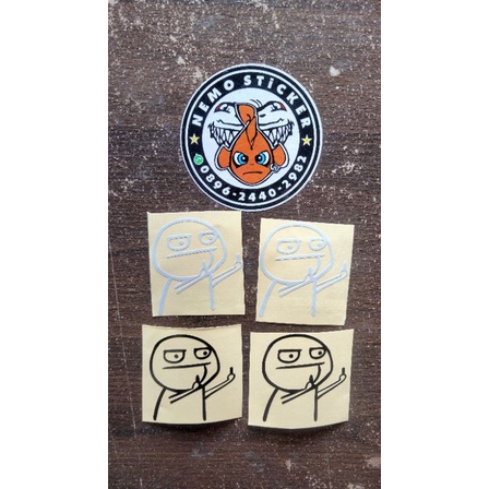 

stiker fucek fck TERMURAH (BISA COD) / MINIMAL ORDER 3.000 BISA MIX DG STIKER YANG LAIN