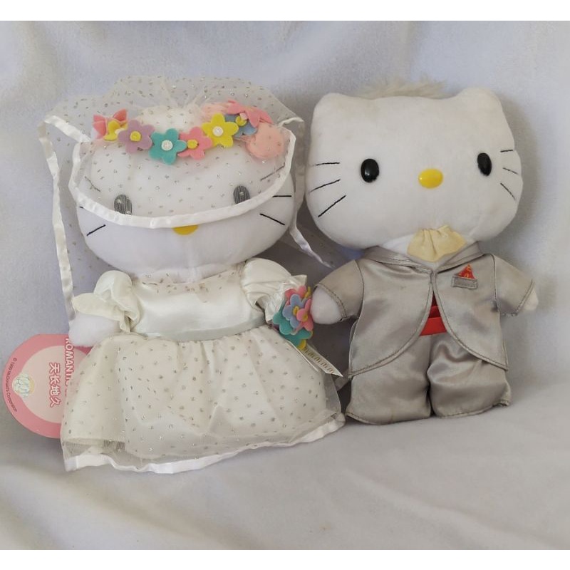 boneka hello Kitty sepasang/romantic wedding Ori HK mcd