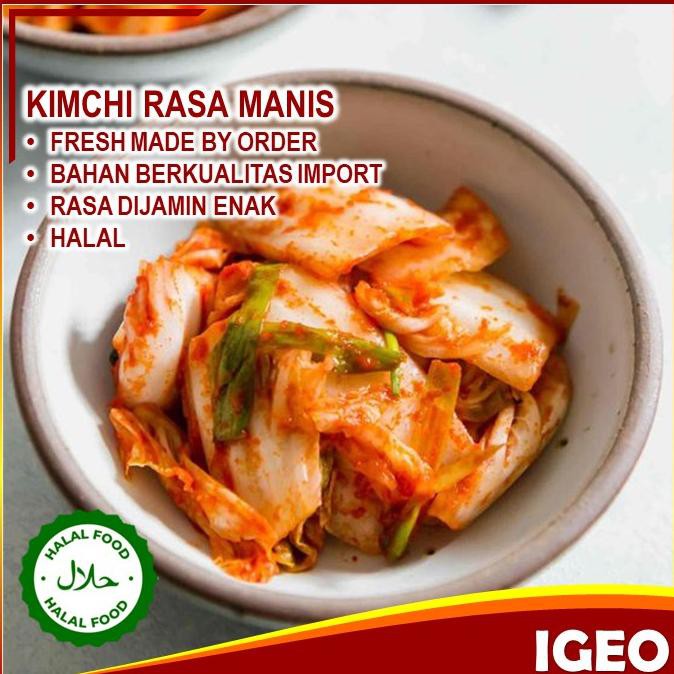 

Kimchi Sawi Manis 500gr Makanan Siap Saji Sehat Asli Korea Halal Enak - Manis 500gr