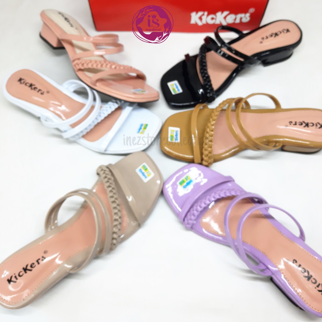 Sandal Heels Wanita 3 cm Edrea Kepang K05 Murah