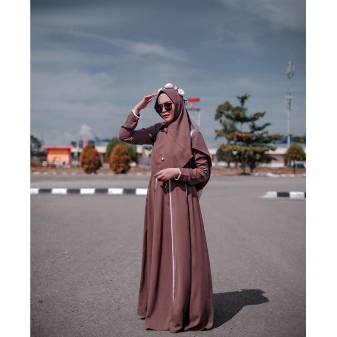 bisa cod gamis set ria ricis