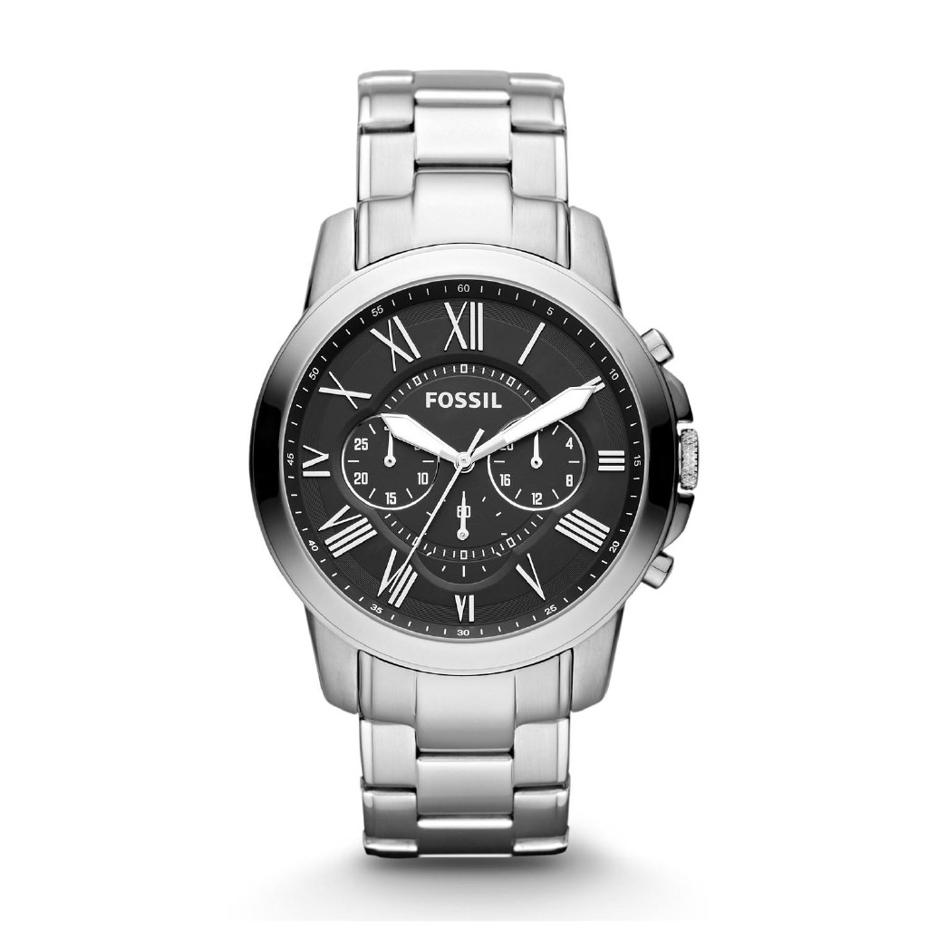 Fossil Grant Chronograph Stainless Steel Jam Pria - FS4736IE
