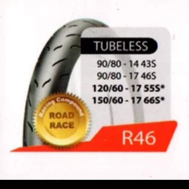 Corsa R46 90-80-17 soft compound free pentil tubles