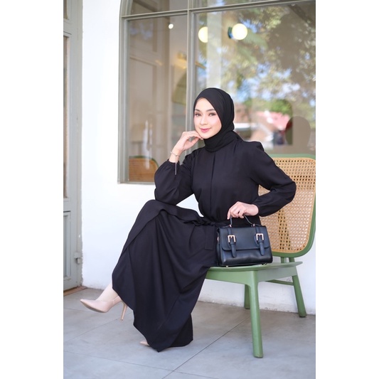 Abaya Hitam Abaya Jetblack Abaya Busui Abaya Syari KAYLA