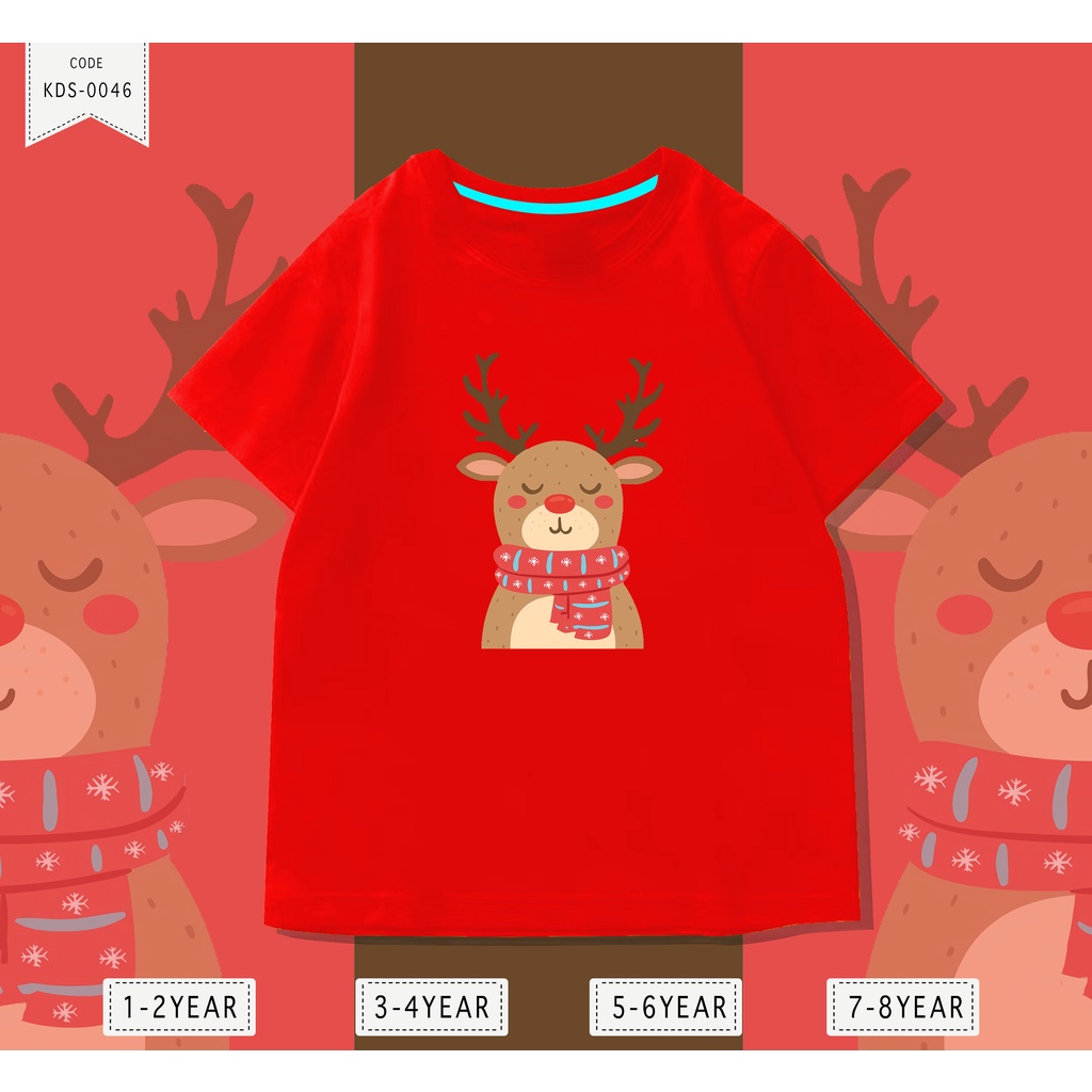 KAOS ANAK UNISEX BERGAMBAR DREAM RUSA / BAJU ANAK / ATASAN ANAK KECIL / KAOS ANAK