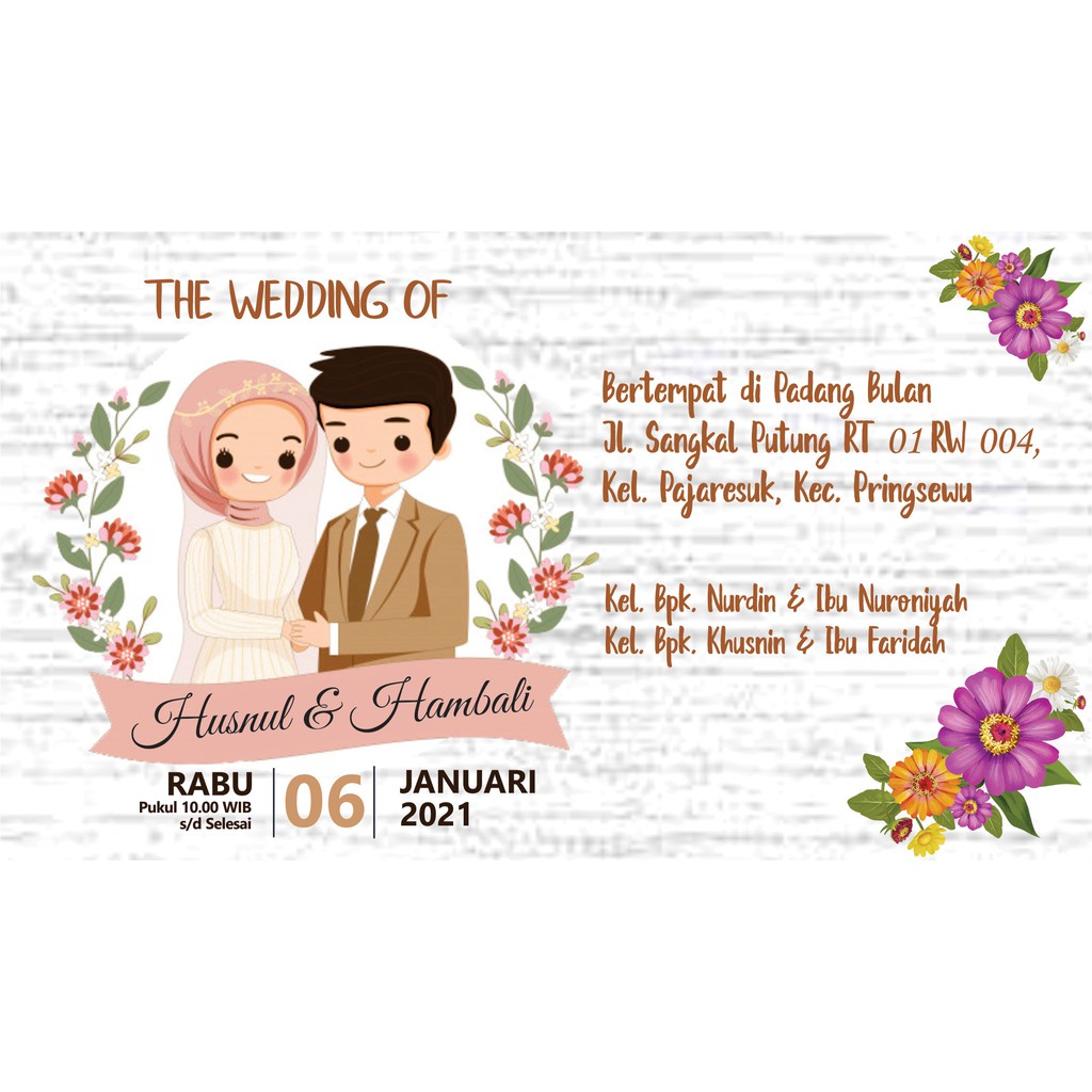 Jual Undangan Punjungan | Shopee Indonesia