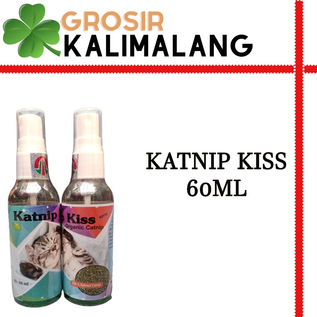 Katnip Kiss Catnip Spray Organic &amp; Penghilang Stress Kucing 60ml