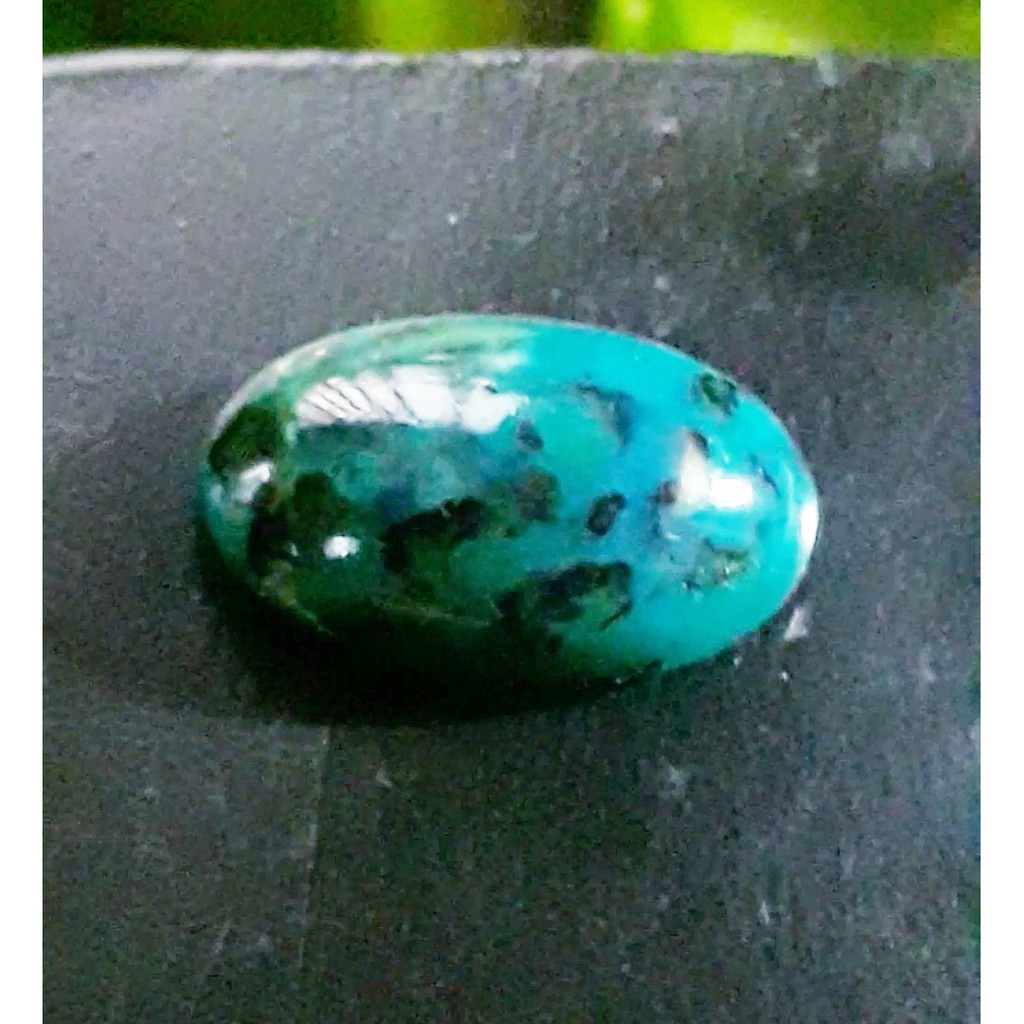 BACAN DOKO batu akik natural bacan majiko totol kristal size kantoran 12,5mm
