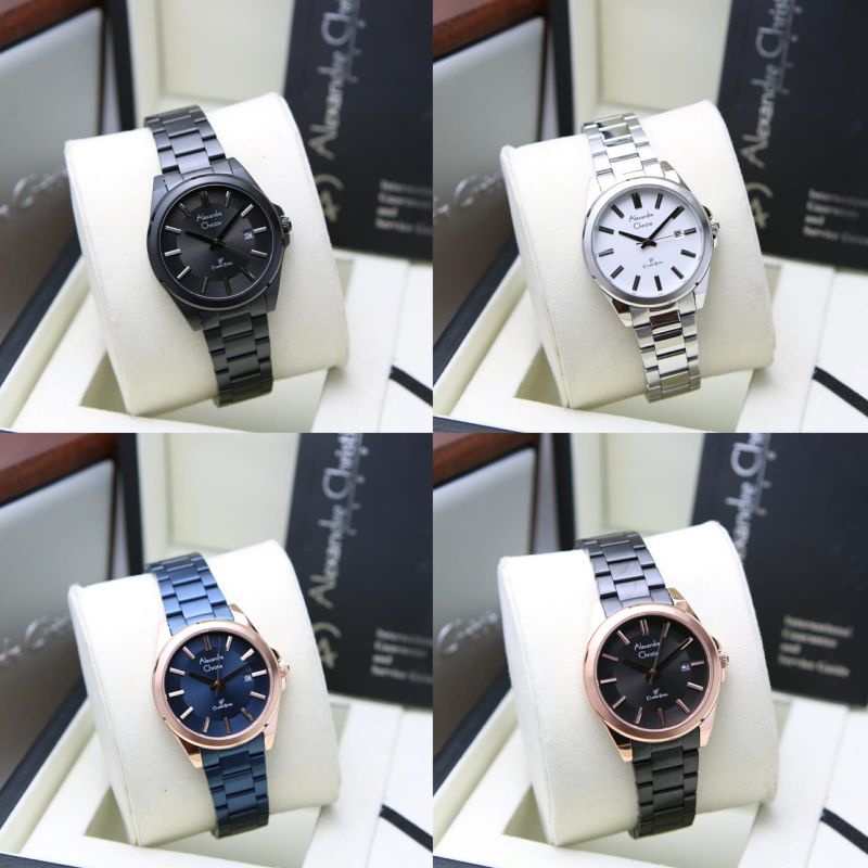 GRATIS BATERAI JAM TANGAN WANITA ALEXANDRE CHRISTIE AC8663 / AC 8663 ORIGINAL GARANSI RESMI 1TAHUN