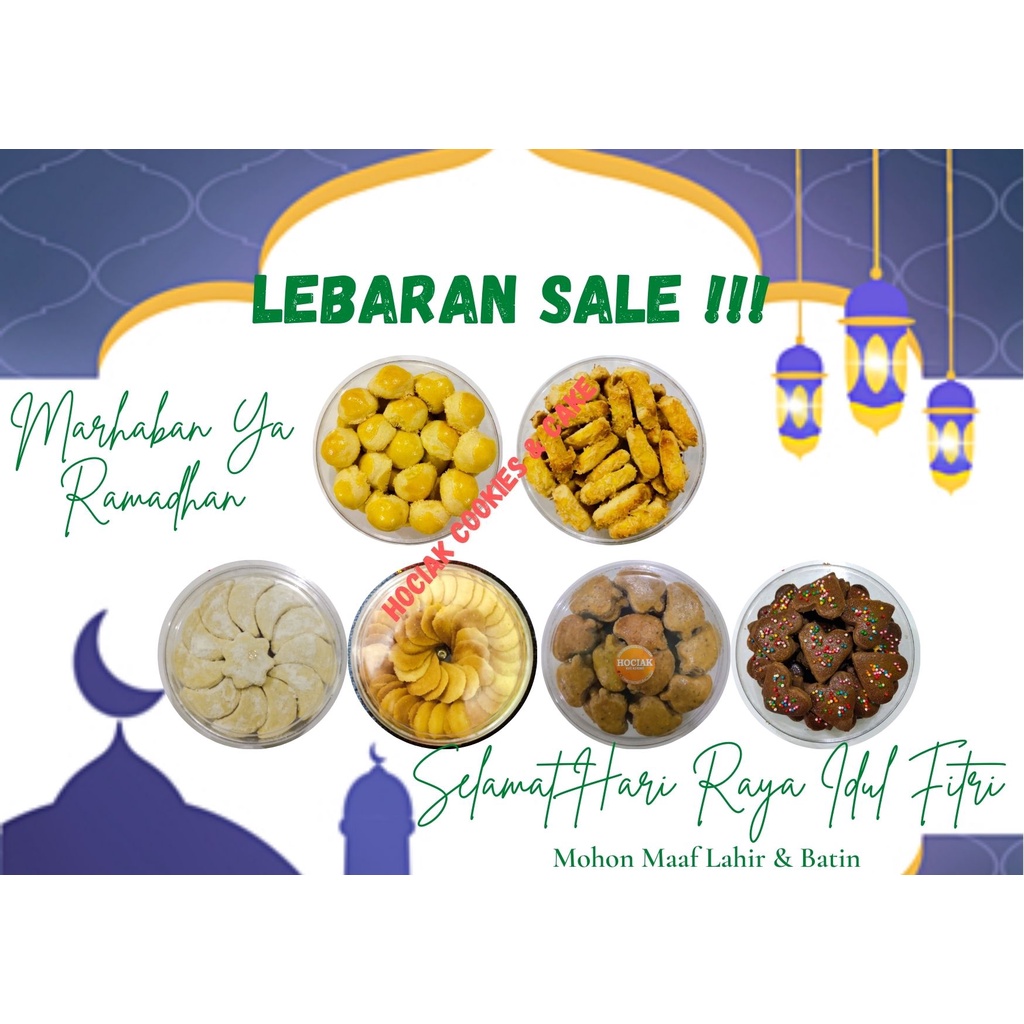

Promo Paket Lebaran (3 jenis kue) 100ribu