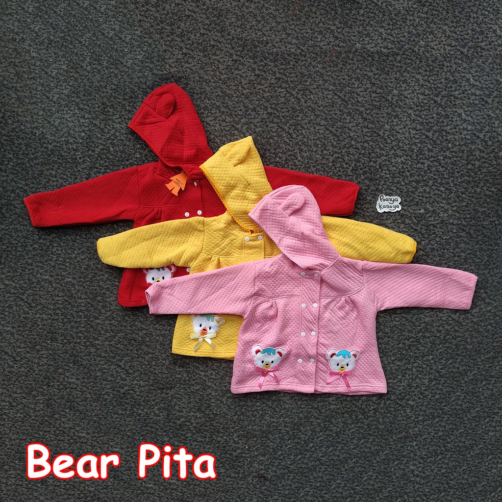 JK16 Jaket Kupluk Bayi Perempuan Renda-6