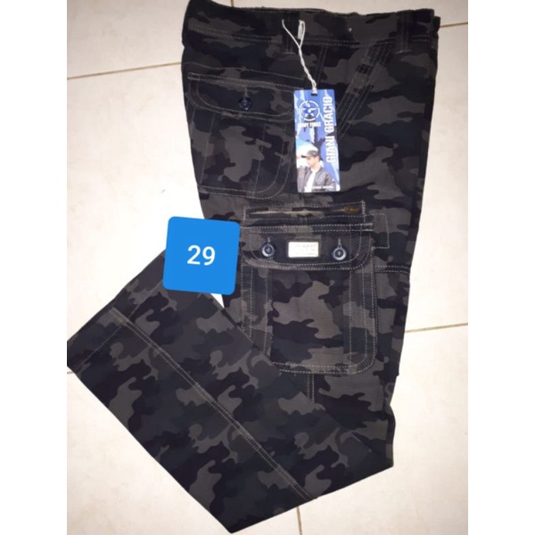 Celana panjang cargo giani gracio