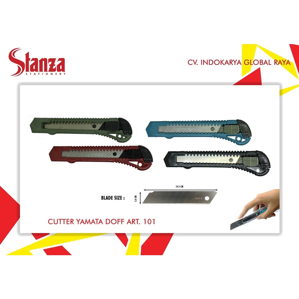 

Pisau Cutter Yamata 1 Pcs