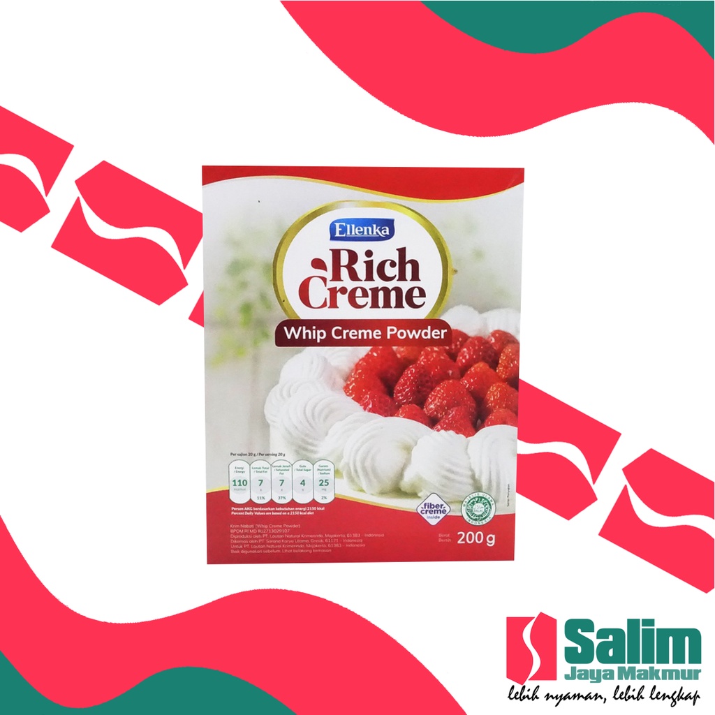 

Ellenka Rich Creme 200 Gr - Creme Kemasan