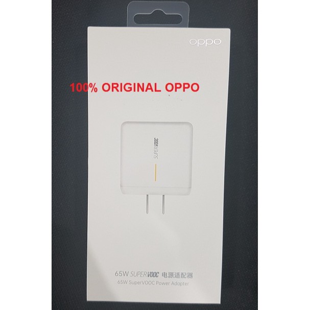 OPPO Charger 65W SUPERVOOC Power Adapter Original Pack Box