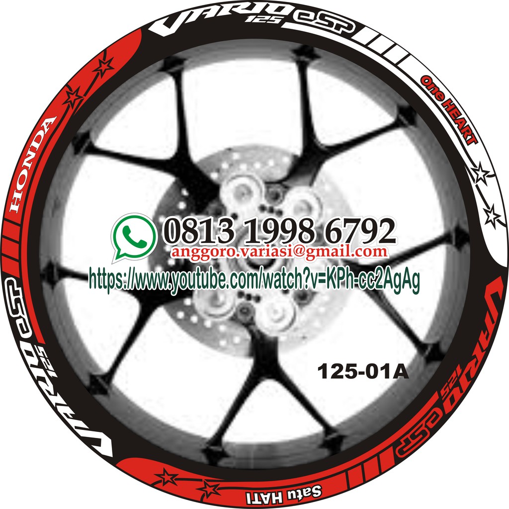 LIST VELG HONDA VARIO