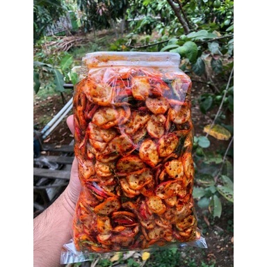 seblak krupuk bawang bantat pedas extra daun jeruk 1kg