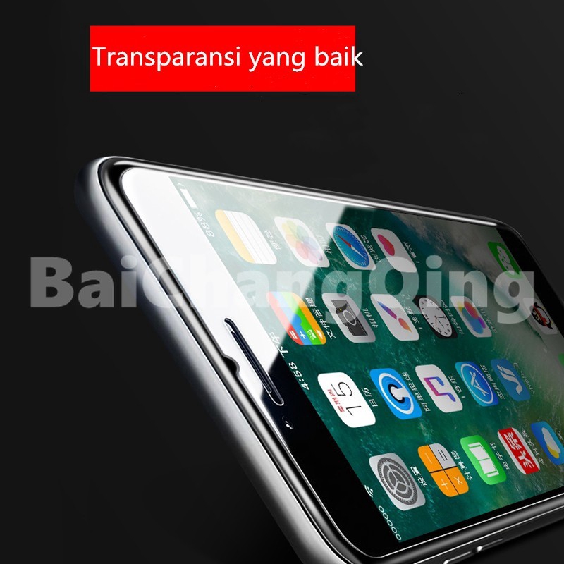 Pelindung Layar Tempered Glass untuk iPhone 6 / 7 / 8 / Plus / X / XR / Max / Blu-Ray / Blu-Ray