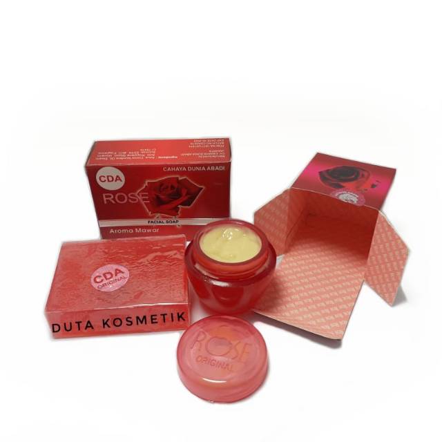 PAKET CREAM ROSE + SABUN KOTAK