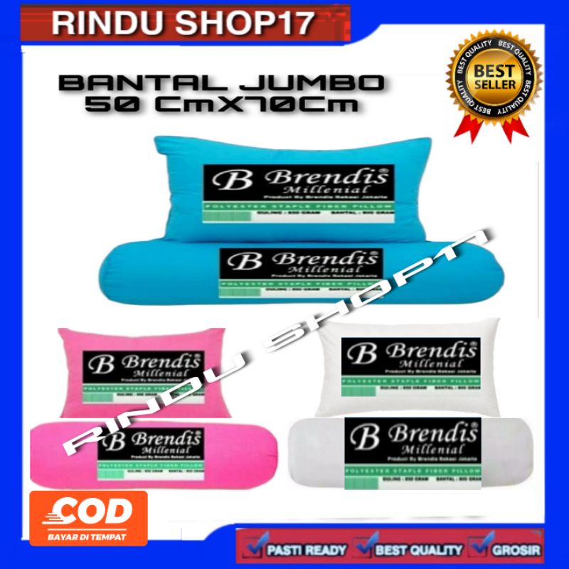 (RS)BANTAL DAN GULING  BRENDIS MILLENIAL JUMBO 1 PASANG