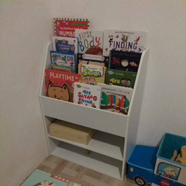 Rak buku anak 5 tingkat warna rak buku susun 5 rak 