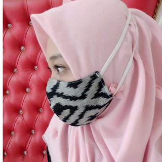  MASKER KAIN TENUN  HEADLOOP RANDOM PRIA WANITA TERMURAH 