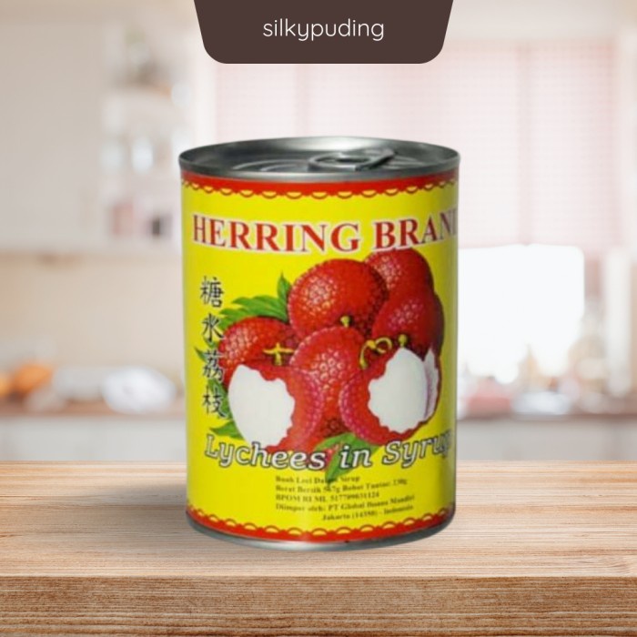 

Gg1Hh Herring Brand Lychees In Syrup | Leci Kaleng | Buah Kaleng 567 Gram s1Gkk