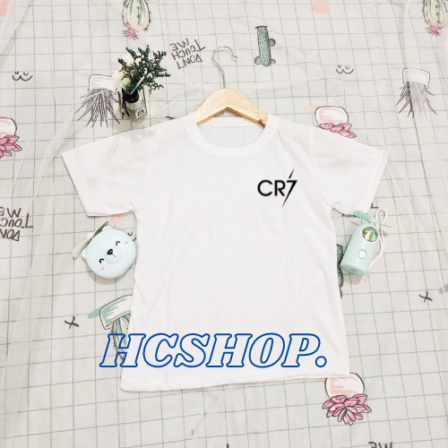 Kaos Anak CR7 Laki Laki Perempuan Usia 2-16th Unisex Cowok Cewek