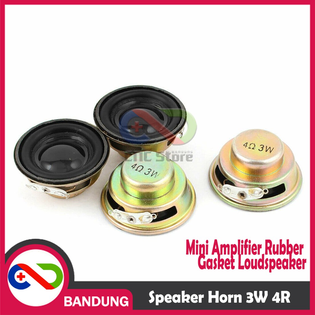 SPEAKER MINI AMPLIFIER DEDICATED RUBBER 3W 4R 4CM SOUND