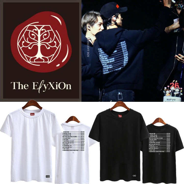 tshirt exo baju exo kaos exo elyxion concert