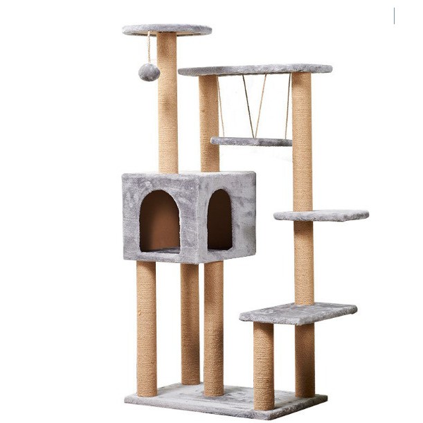 Cats Tree / Pohon Bermain Kucing / Rumah Kucing / Cat Condo / Cat Tower / Kandang Kucing Tingkat