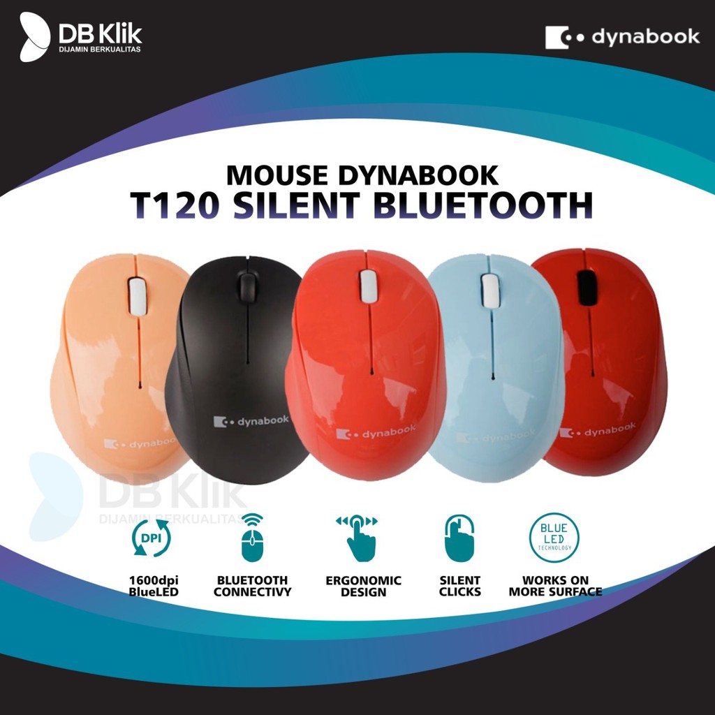 Mouse Dynabook T120 Silent Bluetooth 1600DPI | Dynabook T 120 Mouse