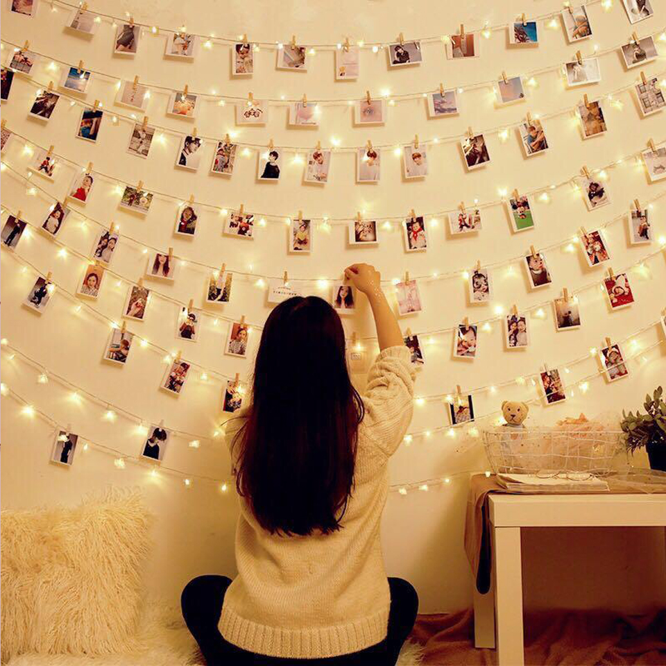 [Photo Clip Led Fairy Lights][Wall Decorative String Lights For Kids Girls Bedroom,Xmas,New Year,Party,Wedding,Birthday]/Hot Sale