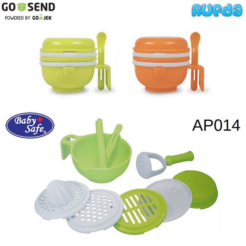 Baby Safe AP014 Multi Food Grinding Set Food Maker Makanan Bayi MPASI