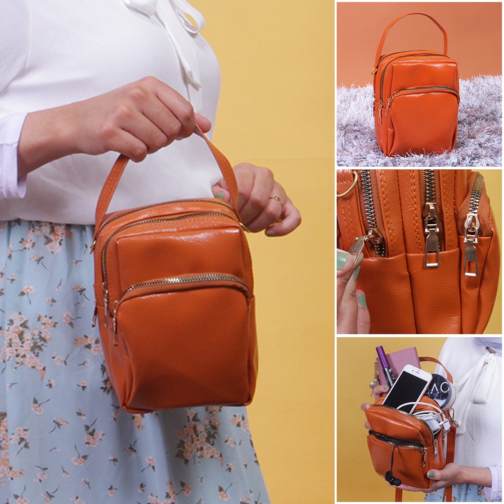 Sling Bag Wanita Mini Fashion Kekinian Trendy Terbaru Celline OL10