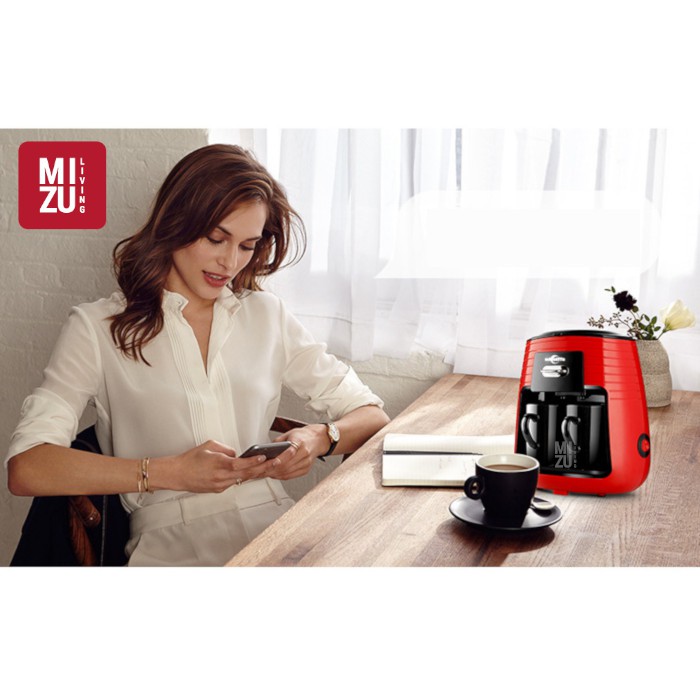 EDOOLFFE MD-235 Mesin Kopi Elektrik Drip Coffee Maker with Ceramic Cups-2