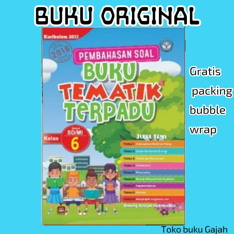 

BUKU kunci jawaban tematik kelas 6 sd di sertai pembahasan soal