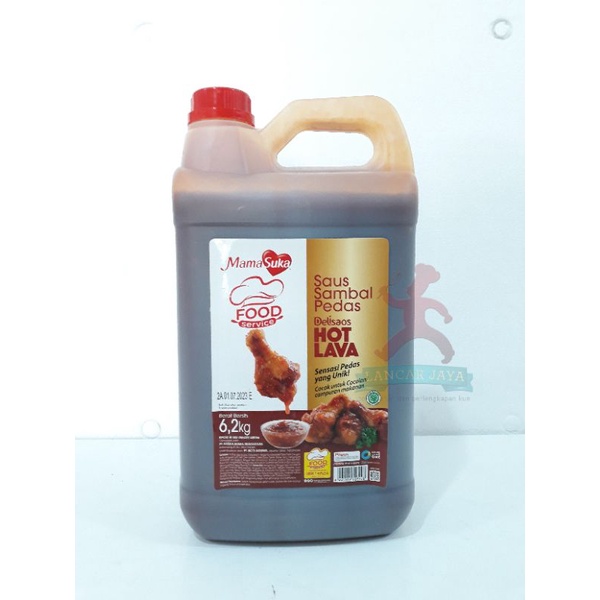 

Mamasuka Hot Lava 6,2 L/ Saus Hot Lava Jurigen