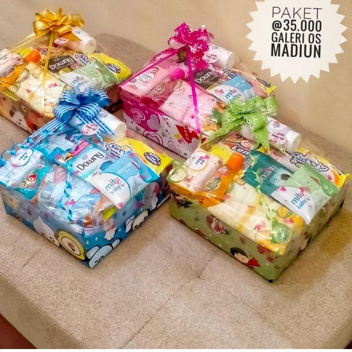 Harga TERMURAAH.. Parcel baby murah/Baby Hampers/Babygift + Packing Kardus & Plastik