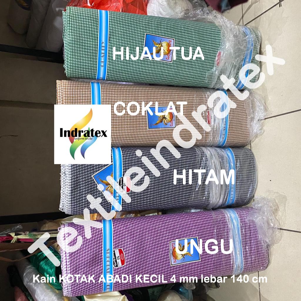 ( per setengah meter ) Kain KOTAK ABADI KECIL CELE 4 mm lebar 140 cm bahan craft kerajinan tangan dekorasi taplak meja sarung galon alas piknik