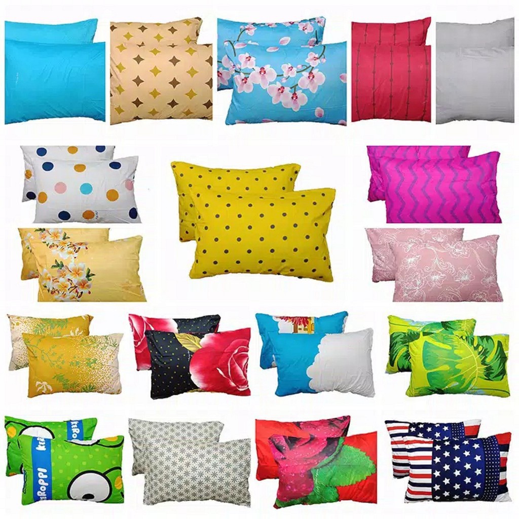 RC Bonita Sprei Sarung Bantal Sarban  Paket Isi Dua Pcs