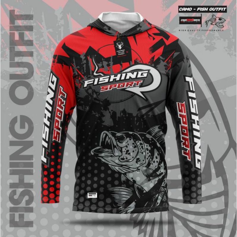 baju fishing motip fishing sport bisa cod