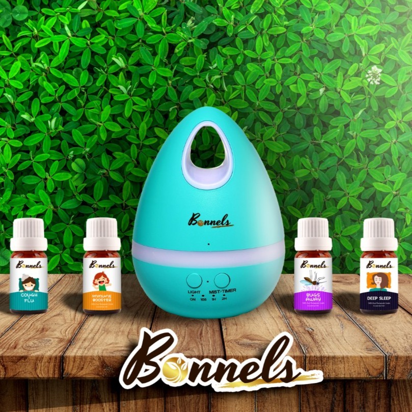 PAKET DIFFUSER + 2 BONNELS ESSENTIAL OILS