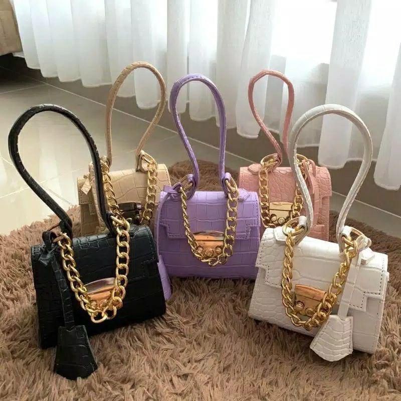 Tas Selempang Wanita Mini Croco Micro Tas Andin Tas Murah Tas Import