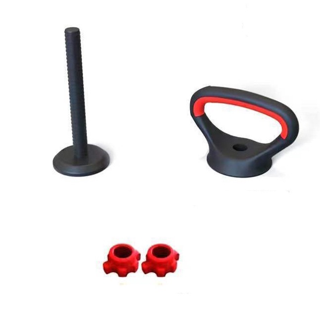 Dumbell kettlebell handle with lock-1