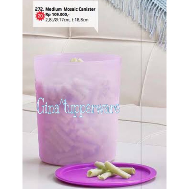 Medium mosaic canister