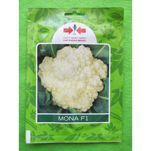 Baru Benih Bunga Kembang Kol Mona F1 Pack 250 Biji - Panah Merah Kulalitas Terjamin